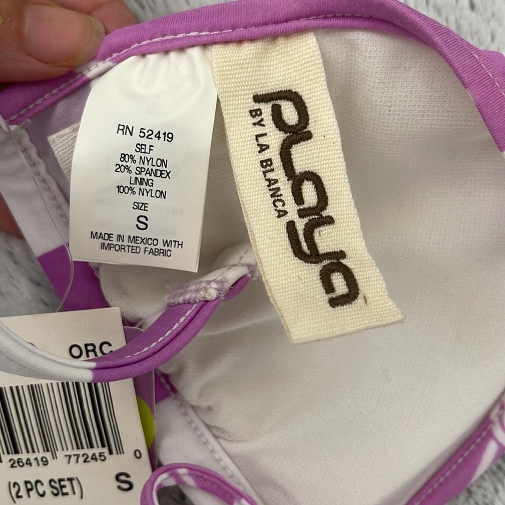 Purple two piece bikini - Picture 5 of 6